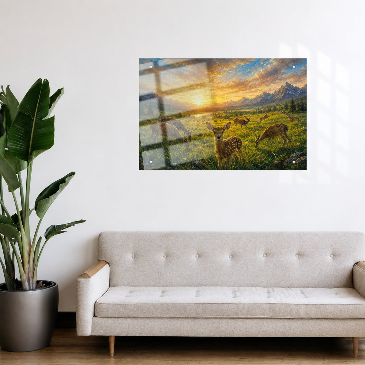 Valley of Golden Deer — Acrylic finish