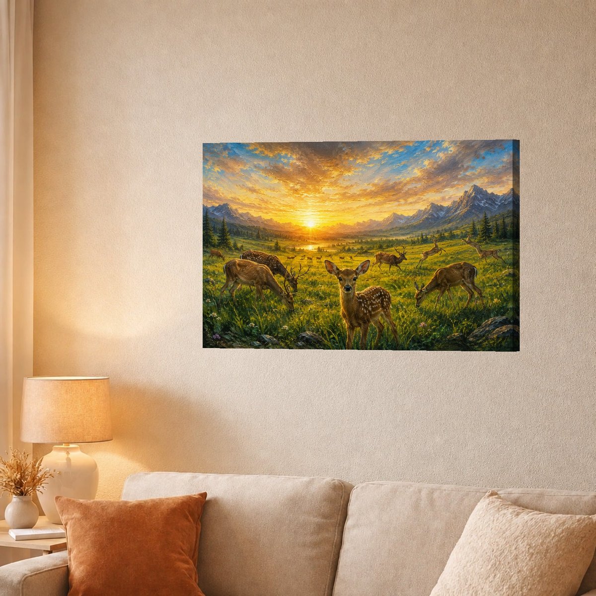 Canvas finish