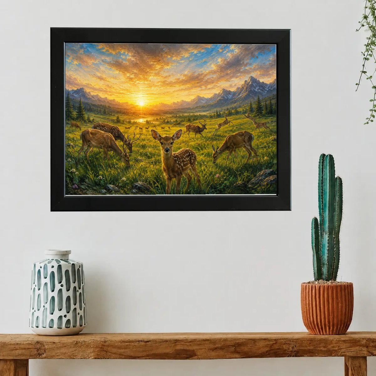 Valley of Golden Deer — Wooden finish