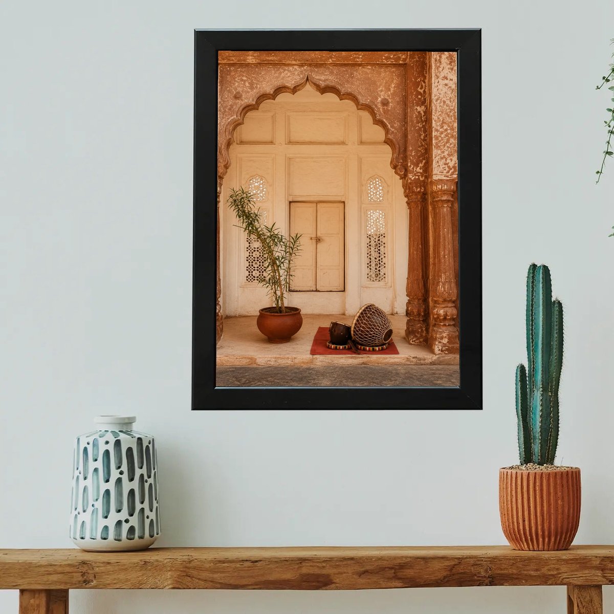 Timeless Indian Archway — Wooden finish