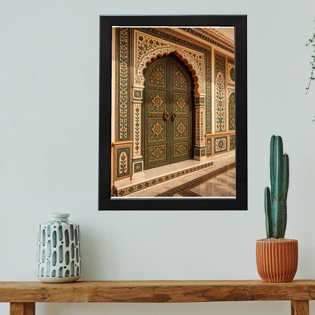 Emerald Gate Blooms — Wooden finish