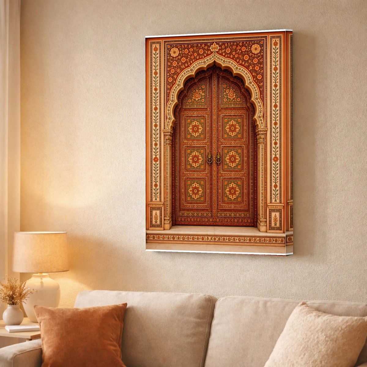 Ornate Heritage Doorway — Canvas finish