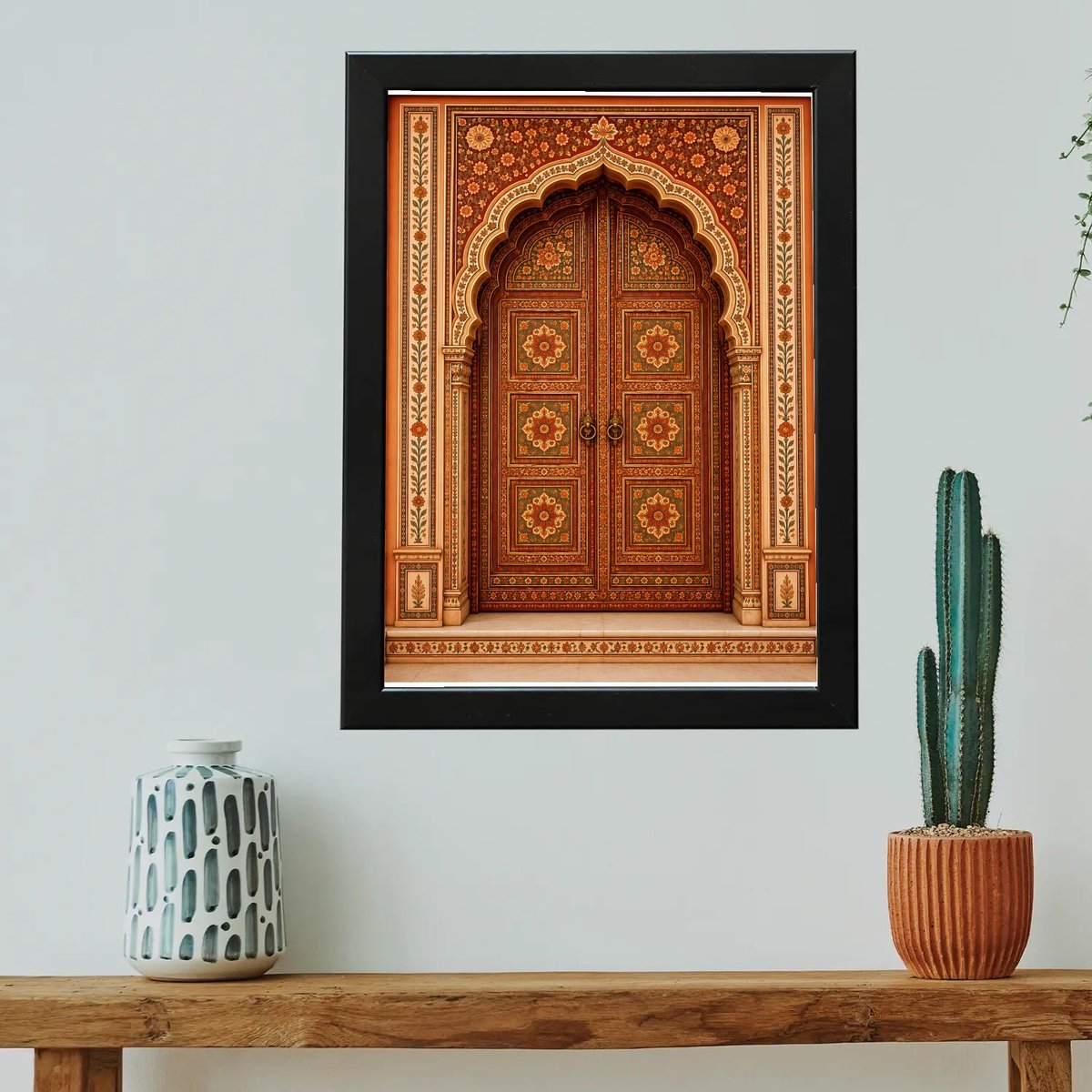 Ornate Heritage Doorway — Wooden finish