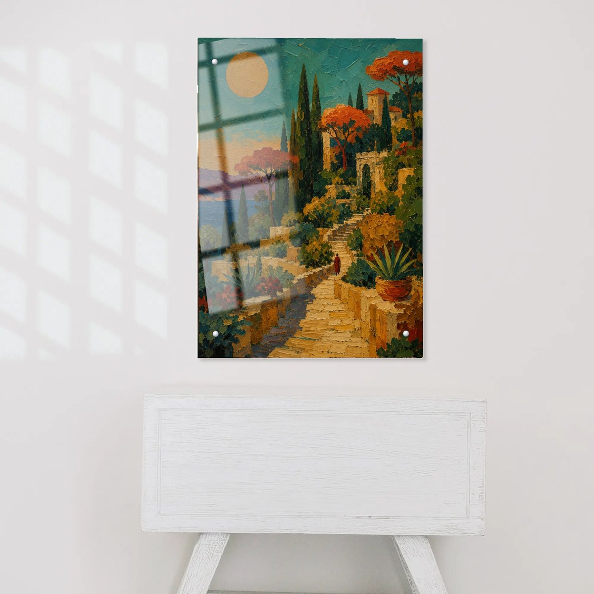 Mediterranean Sunlit Ascent — Acrylic finish