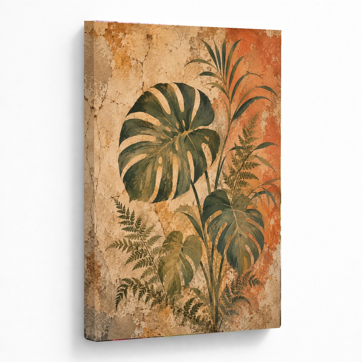 Tropical Serenity on Aged Walls โ room view 5