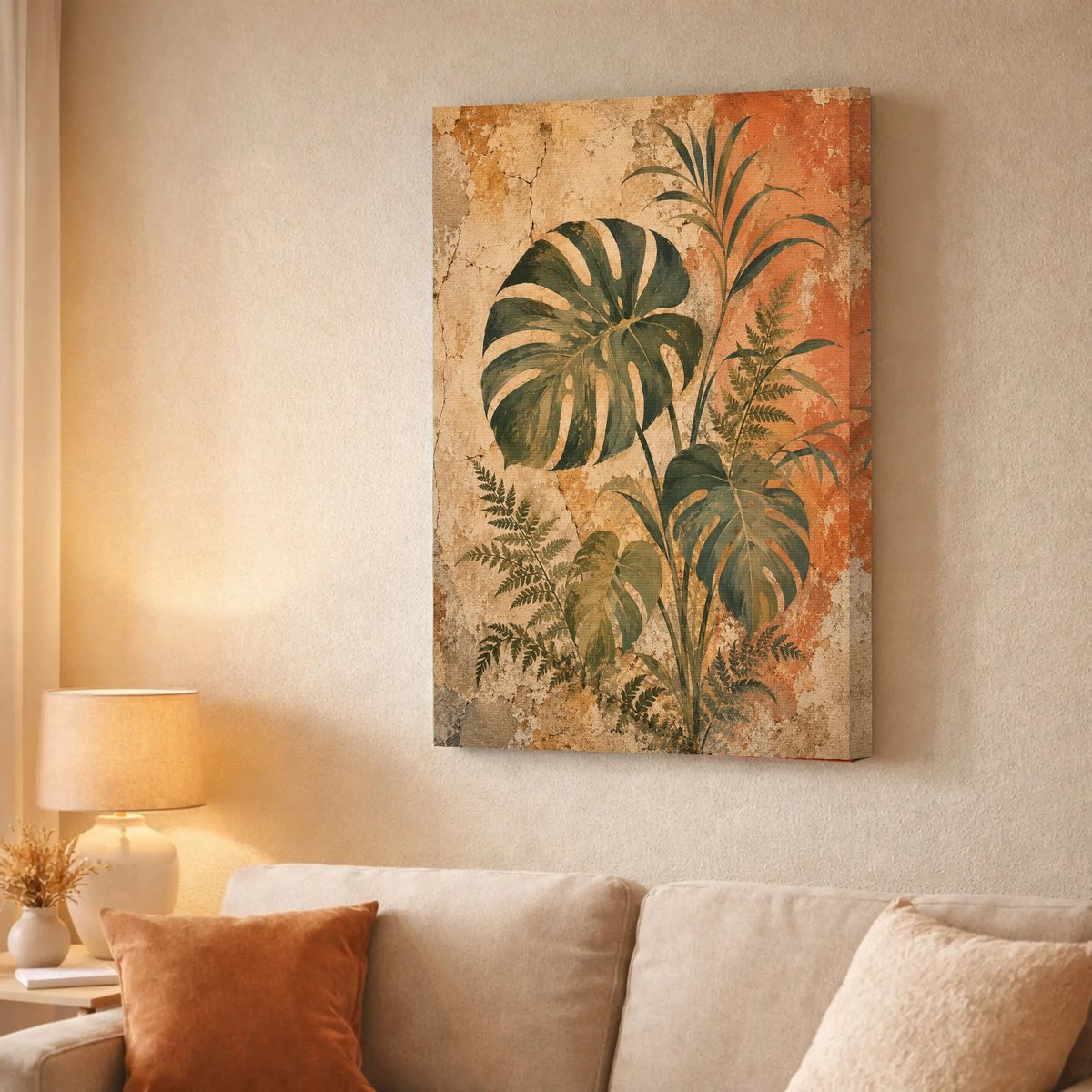 Canvas finish