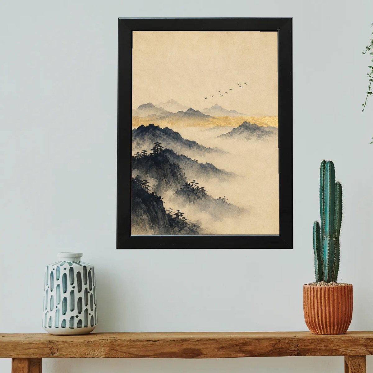 Golden Mountain Mist — Wooden finish