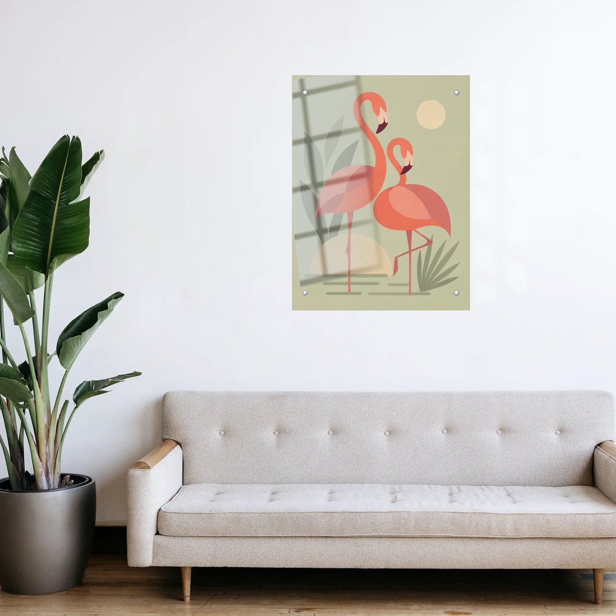 Graceful Flamingos Tropical Oasis โ room view 3