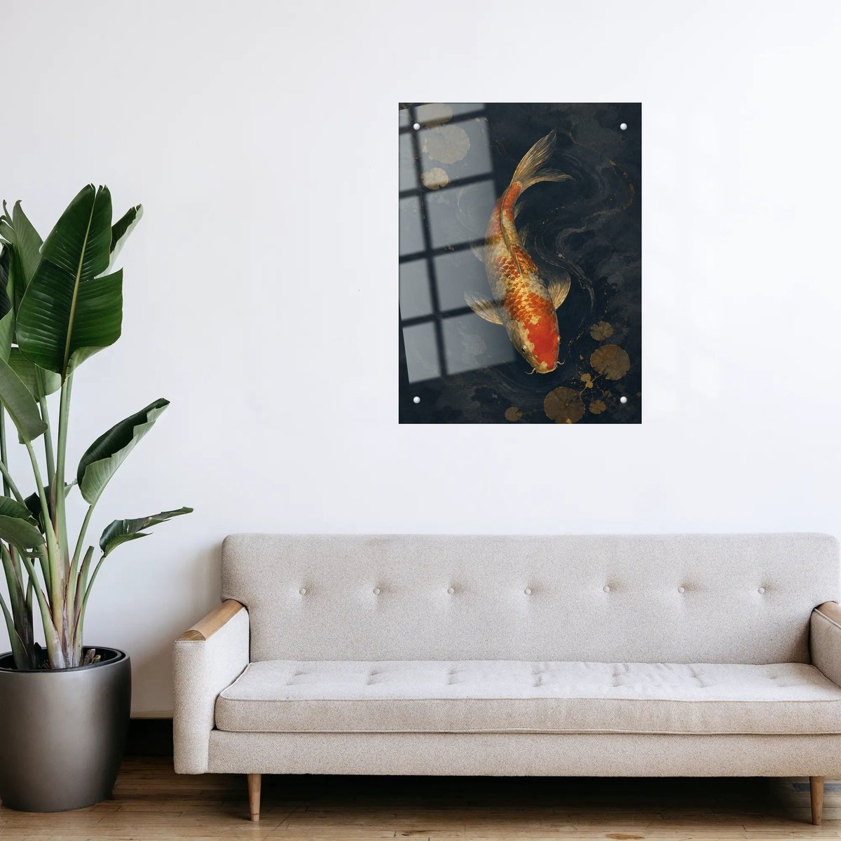 Golden Koi's Tranquil Dance โ room view 3