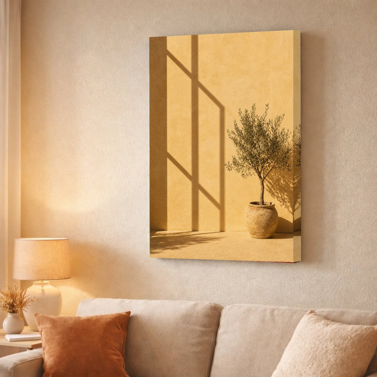 Canvas finish