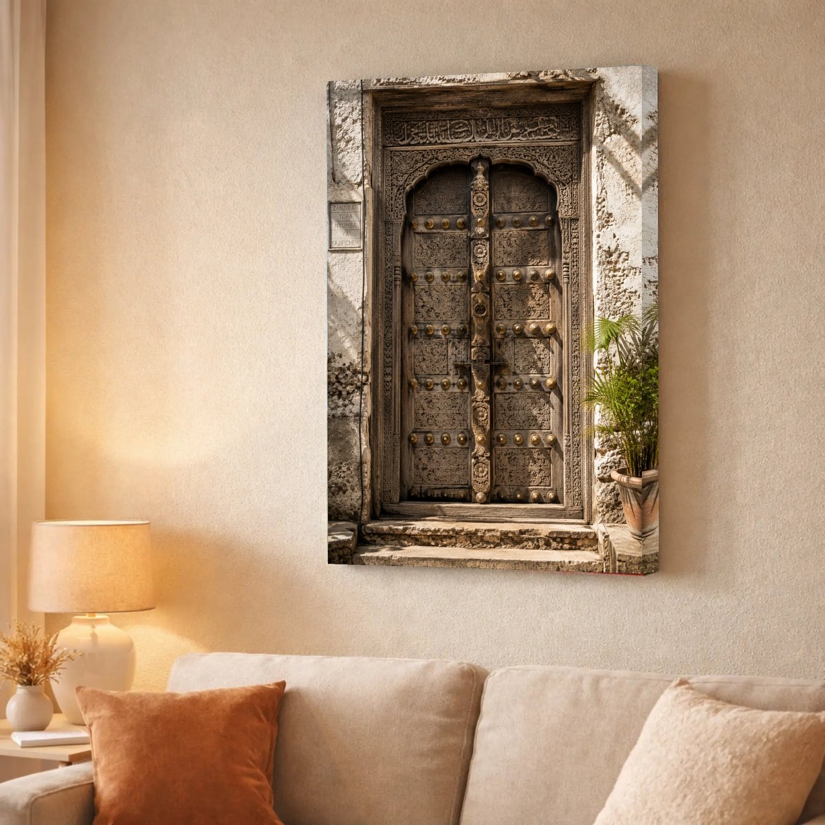Canvas finish