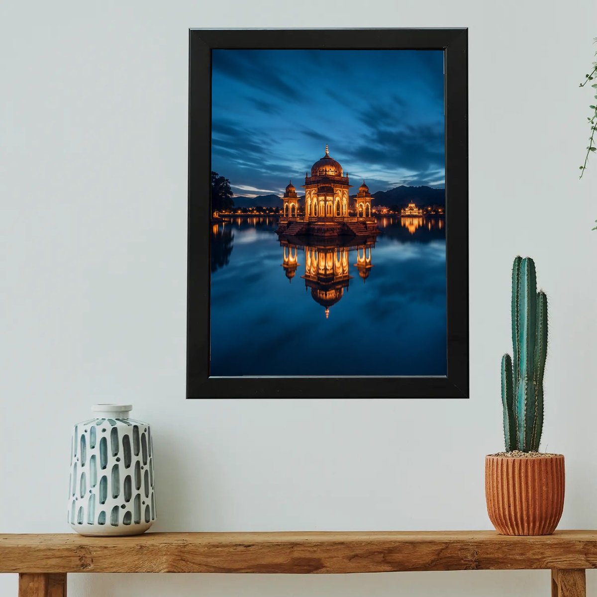 Twilight Majesty, Lake Reflections — Wooden finish