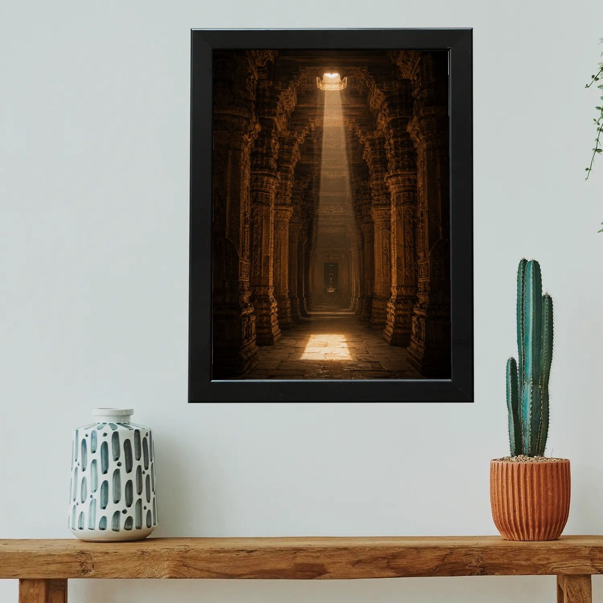 Eternal Light Temple Hall — Wooden finish