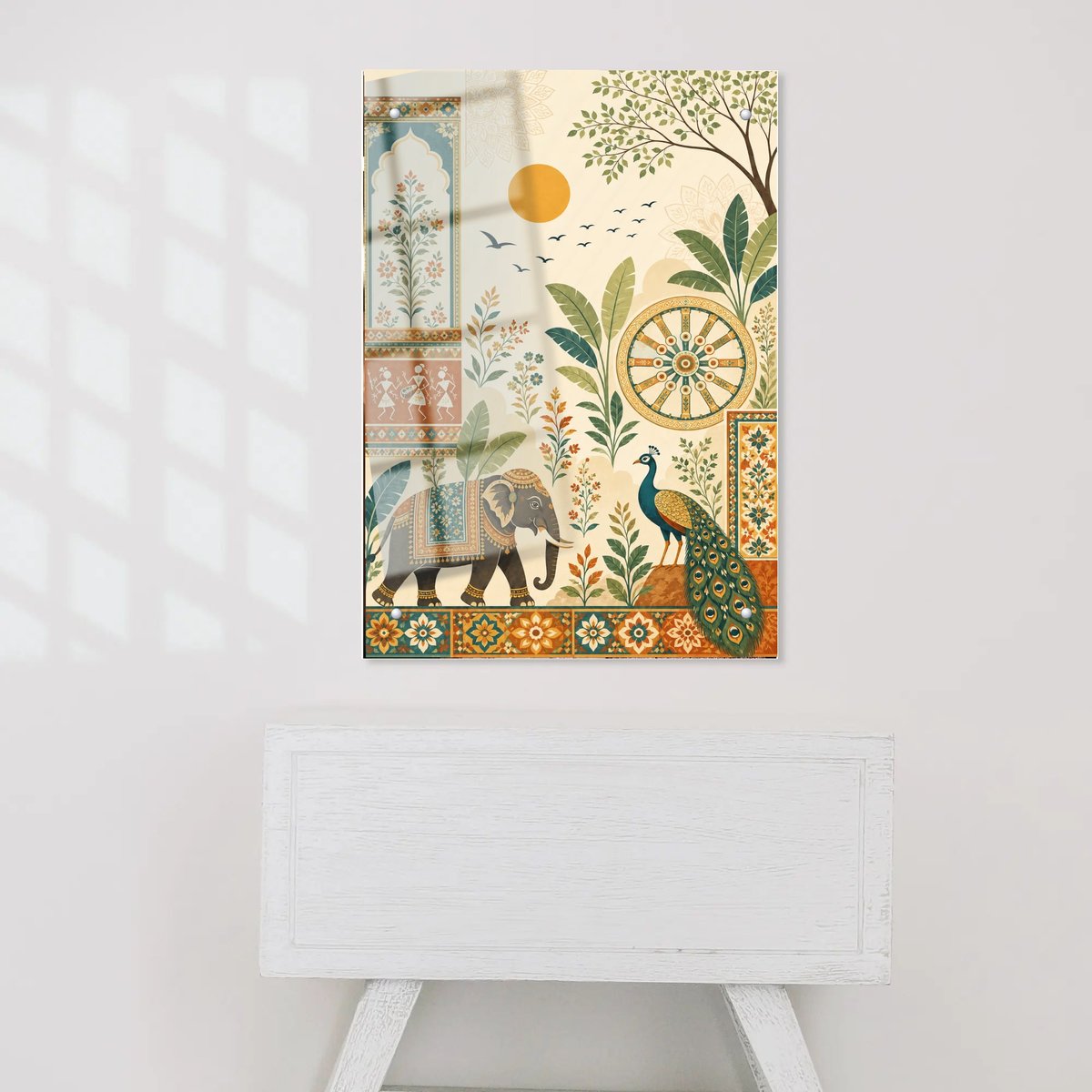 Vibrant India Serenity — Acrylic finish
