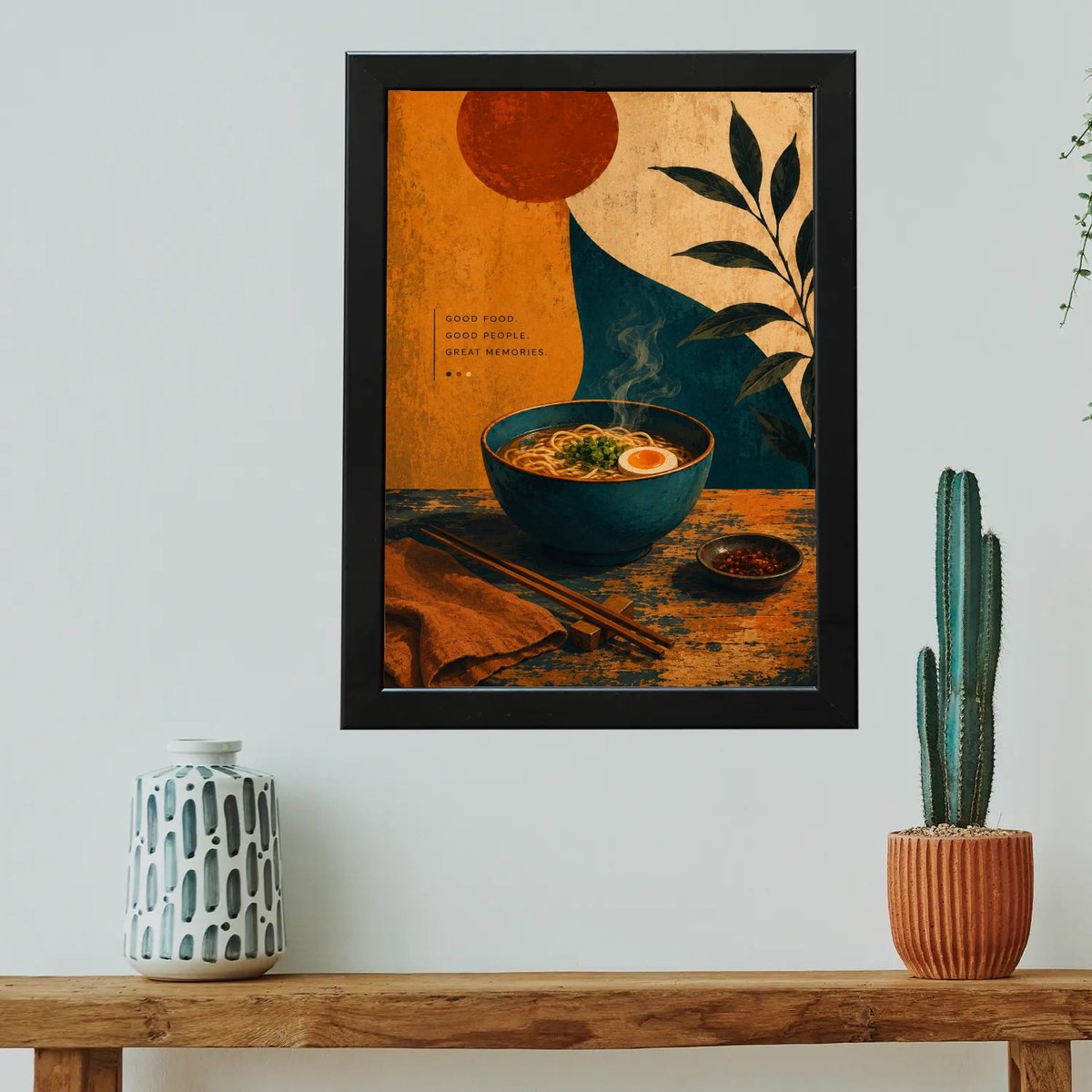 Warm Ramen Memories — Wooden finish