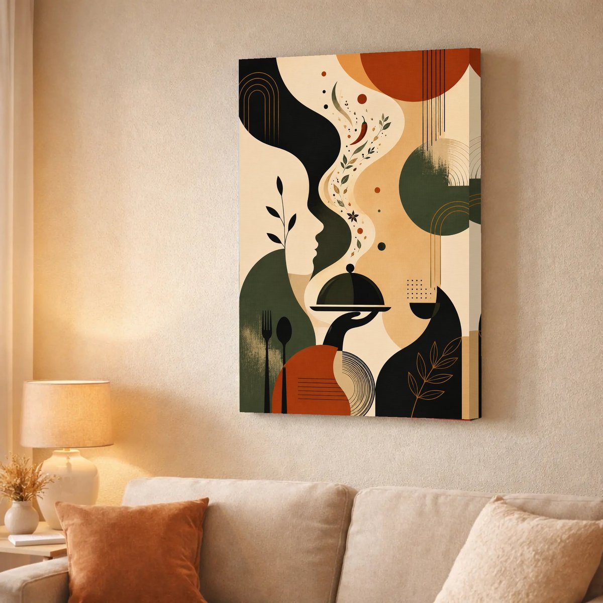 Canvas finish