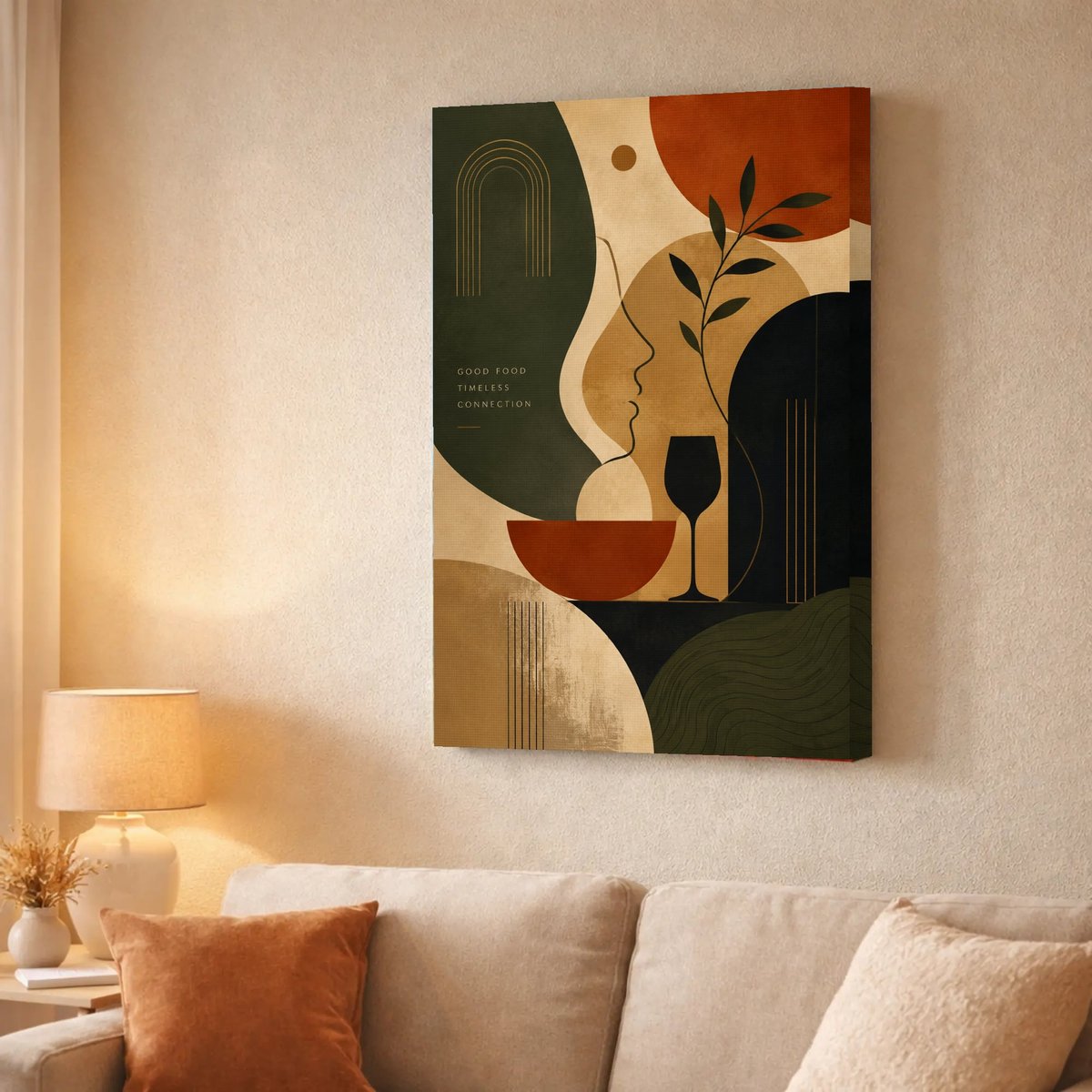 Canvas finish