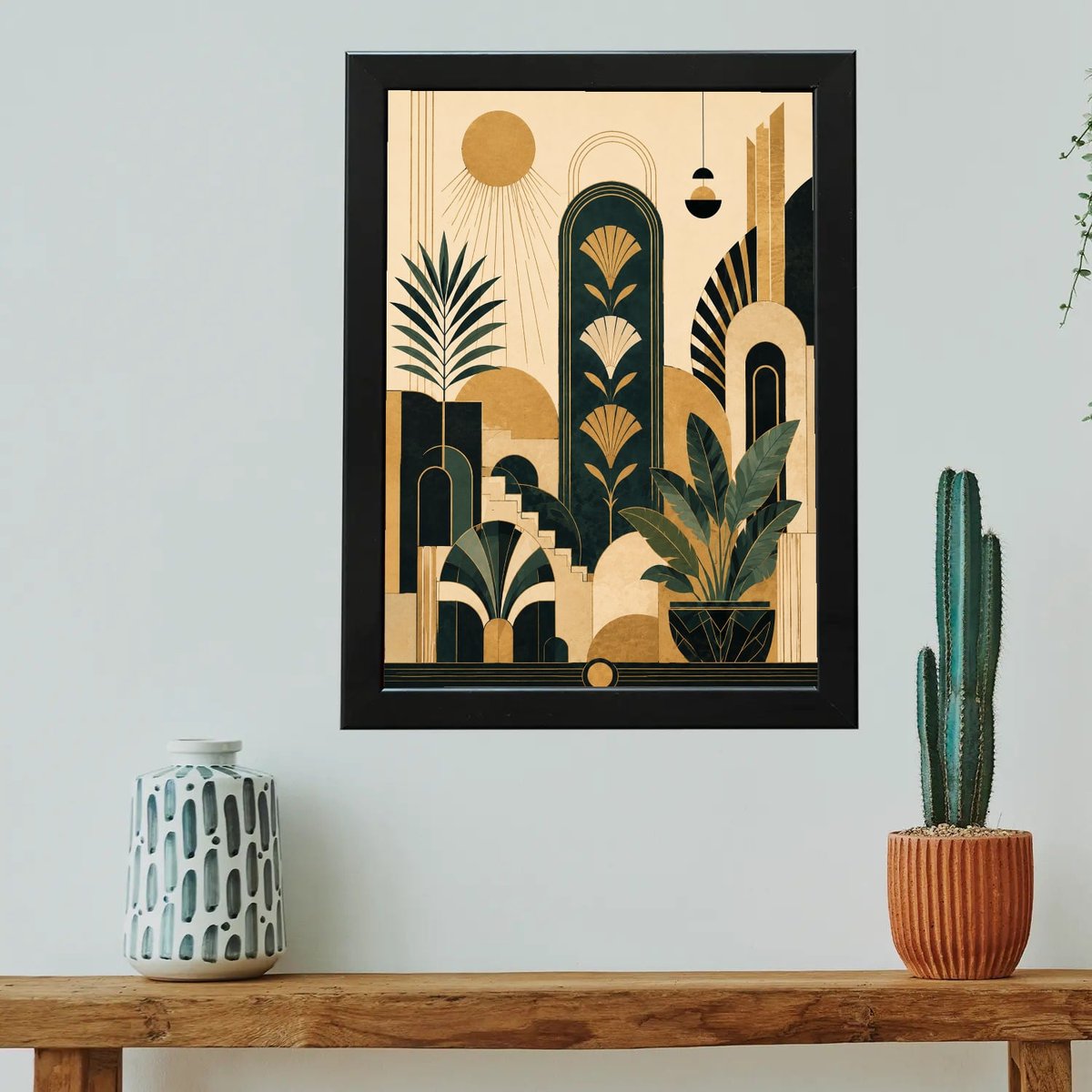 Art Deco Desert Bloom