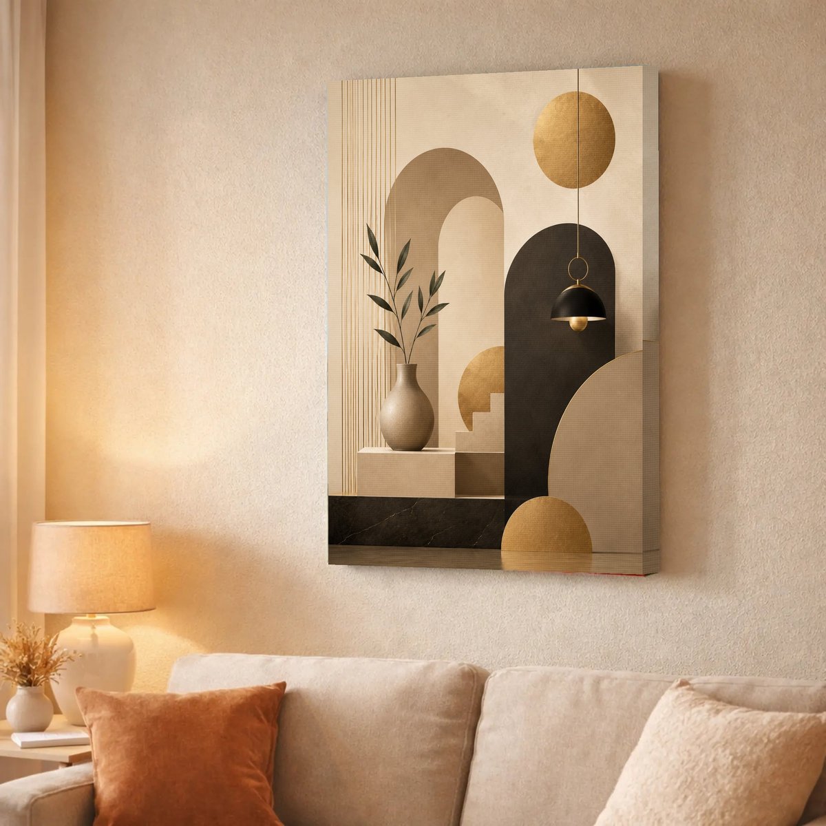 Canvas finish